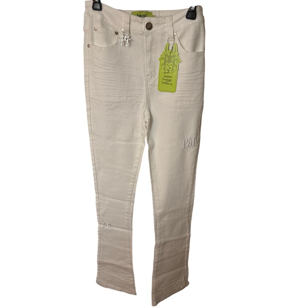 Pain Designer All White Cotton Pants  Size 30 MSRP 250